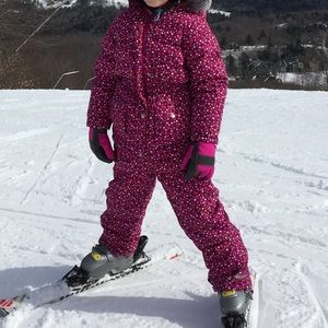 Hanna Andersson girls ski bibs and jacket
